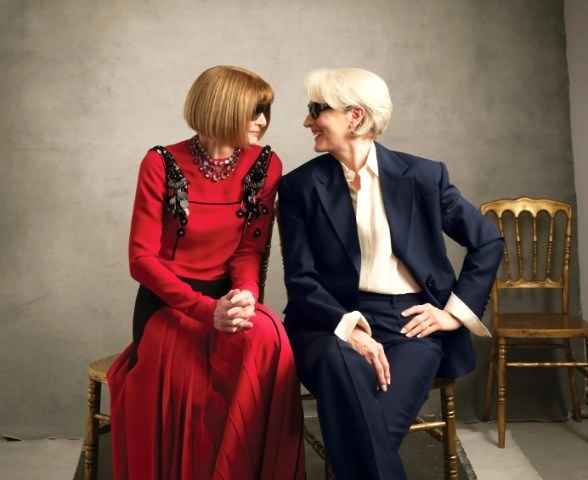 Aura Mahal Banget! Gaya Misterius Anna Wintour x Meryl Streep di Cover Vogue Mei 2026