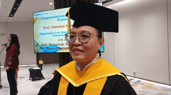 Guru Besar bidang Ilmu Manajemen Pemasaran di Universitas Katolik Indonesia (Unika) Atma Jaya, Prof. Dr. Yasintha Soelasih. Medcom.id/Talitha Islamey