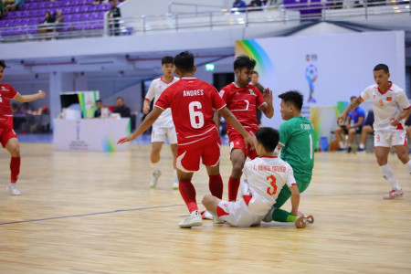 Vietnam Tumbang! Brace Andarias Kareth Bawa Timnas Futsal Indonesia Melaju ke Final Piala AFF 2026