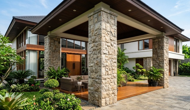 Jangan Salah Pilih! Model Tiang Teras Ini Bikin Rumah Terlihat Mewah Seketika