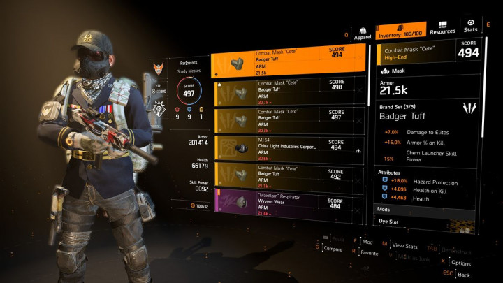Kenali Warna Equipment dan Senjata di The Division Resurgence, Ini Artinya