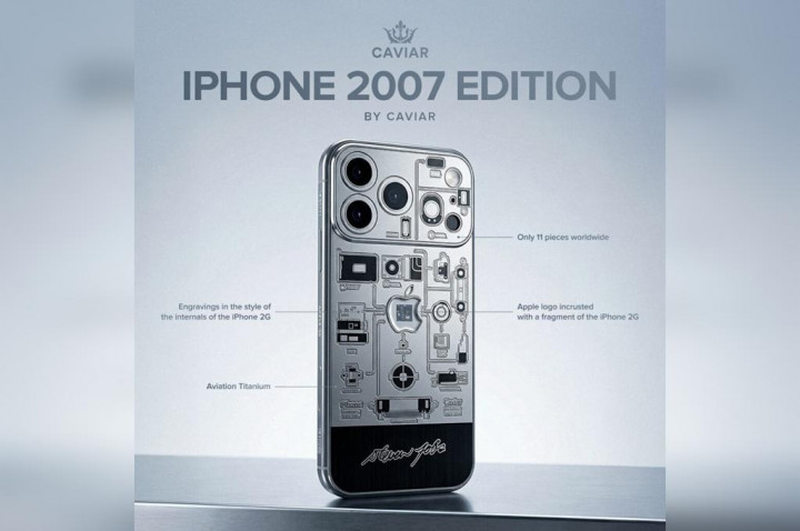 iPhone 2007 Edition, Mewah dengan Fragmen Asli iPhone 2G Harga Rp180 Juta