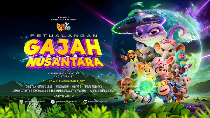 BabyDoo Rilis Serial Animasi Anak <i>Petualangan Gajah
