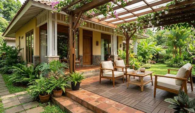 Teras Rumah Panas Banget? Coba 5 Cara Ini Biar Adem