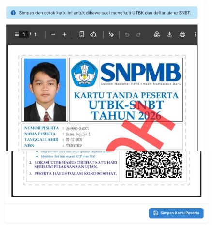 Jangan Sampai Terlewat! Hari Ini Batas Akhir Unduh Kartu Peserta UTBK 2026