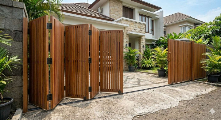 Rumah Sempit? Ini 5 Model Pagar Lipat yang Efisien