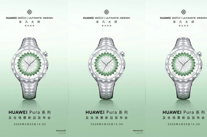 Huawei Siapkan Watch Ultimate Design Diamond Edition, Tawarkan Desain Mewah Bertabur Berlian