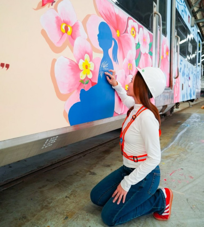 Ide besar melukis di kereta api ternyata sudah muncul sejak awal tahun 2026. Dok. @erikarichardo