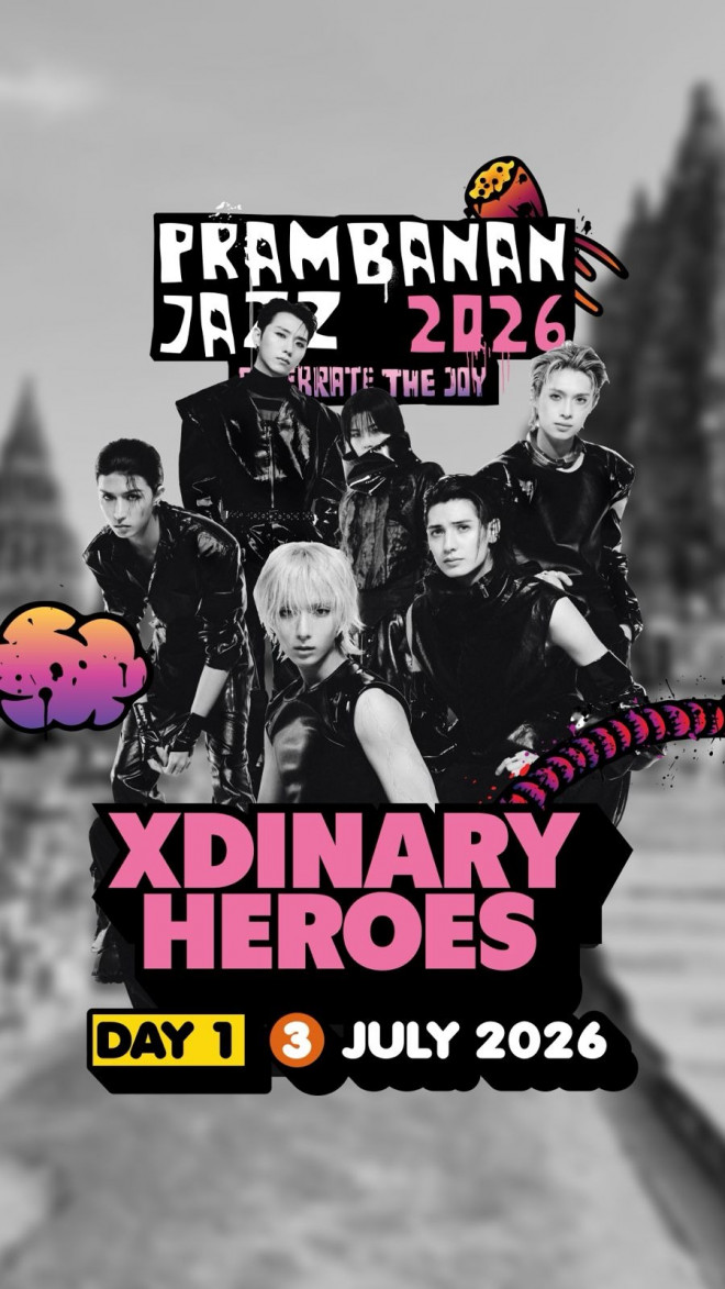 Xdinary Heroes Masuk Line-Up Prambanan Jazz 2026 (Dok. X/prambananjazz)