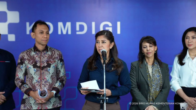 Menteri Komdigi Meutya Hafid. Foto: Komdigi