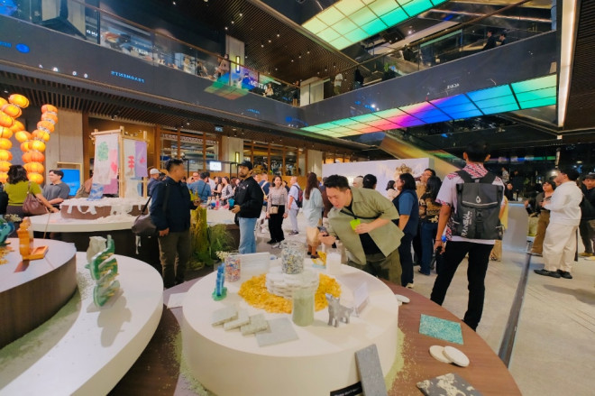 SHTA District8 menghadirkan program kurasi bertajuk ARTCYCLE: EARTHFORM. Dok. Ist