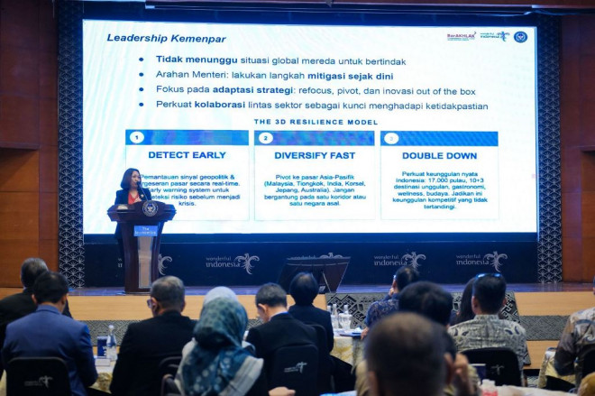  Kemenpar terus perkuat kolaborasi lintas sektor dalam memasarkan destinasi wisata Indonesia. (Foto: Dok. Birkom Kemenpar)