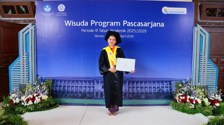 Hanya 13 Bulan, Tania Jadi Lulusan Tercepat S2 UGM