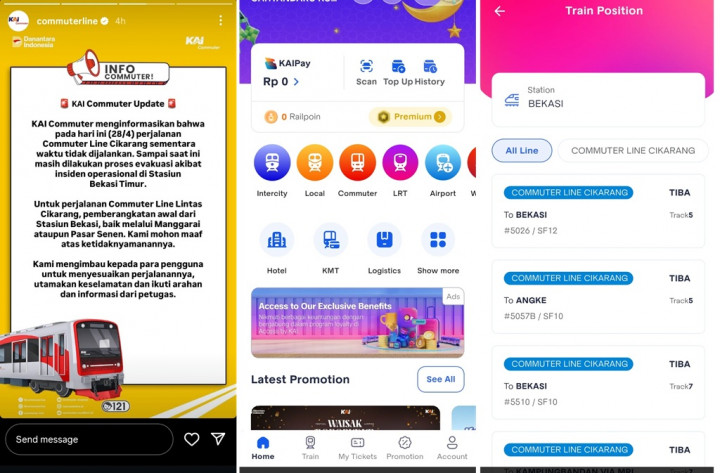 Imbas Kecelakaan KRL di Bekasi Timur, Ini Cara Cek Jadwal KRL Commuterline
