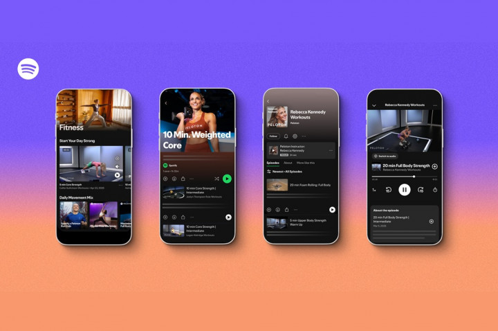 Spotify Meluncurkan Fitness Hub dengan Video Workout