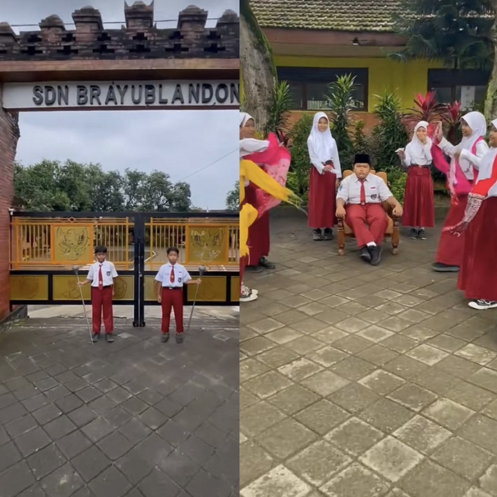Unik Banget! SDN Brayublandong Mojokerto Pakai Konsep Dracin Buat Sambut SPMB 2026