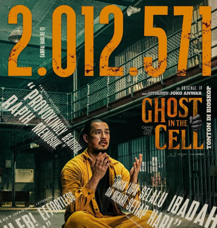 Film Ghost in the Cell Tembus 2 Juta Penonton di Hari ke-13 Tayang