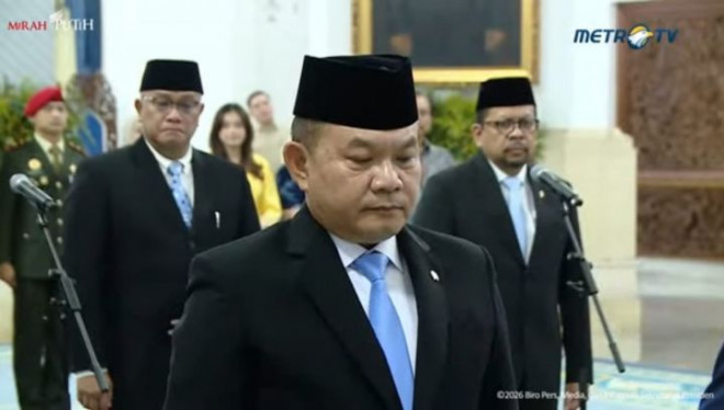 Dudung Abdurachman dilantik sebagai Kepala KSP. DOK YouTube Metro TV