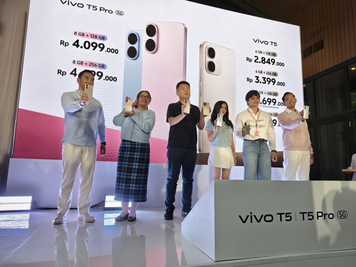 vivo T5 dan vivo T5 Pro 5G Rilis di Indonesia, Ini Harga dan Spesifikasinya