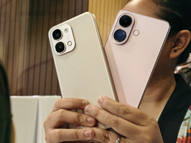 (kiri) vivo T5 dan viv T5 Pro 5G (kanan).