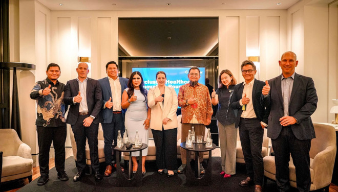 Konferensi pers Mediflow di Jakarta