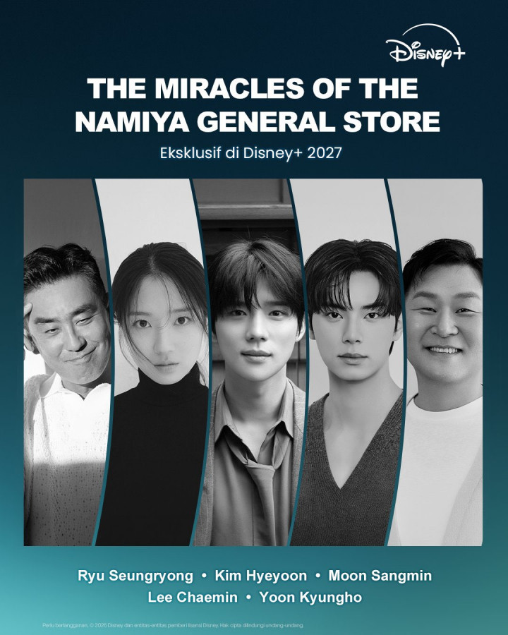 Bertabur Bintang! Ini Daftar Lengkap Pemain Drakor The Miracles of the Namiya General Store