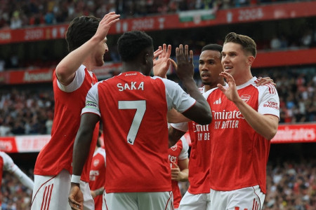 Hasil Arsenal vs Fulham 3-0: Saka dan Gyokeres Bersinar, The Gunners Kokoh di Puncak