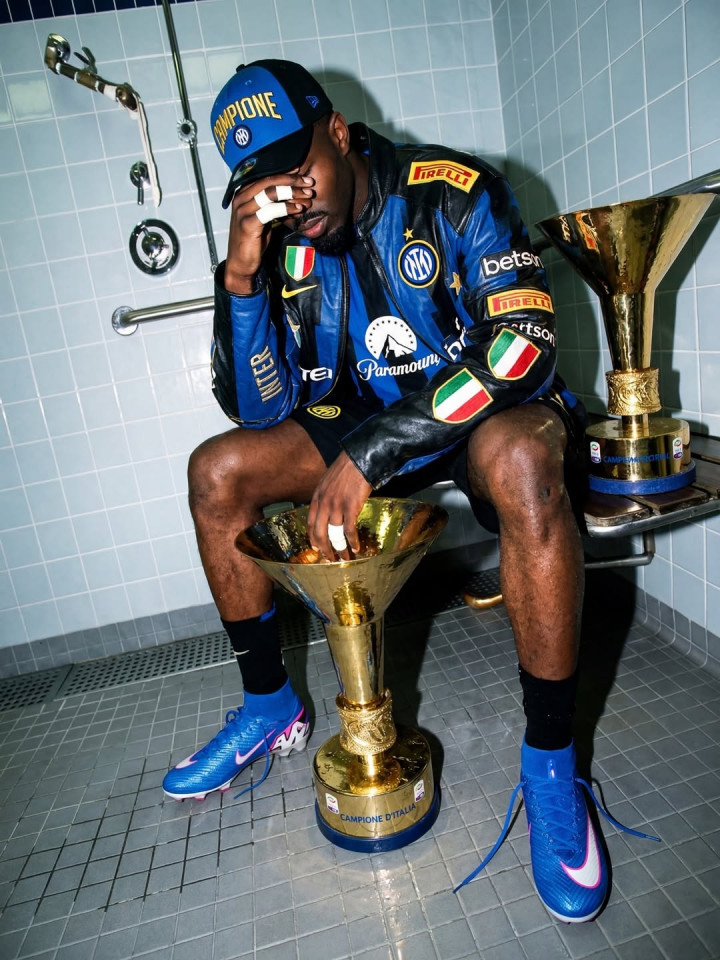 Rayakan Scudetto Inter ke-21, Thuram Tiru Gaya Ikonik Kobe Bryant