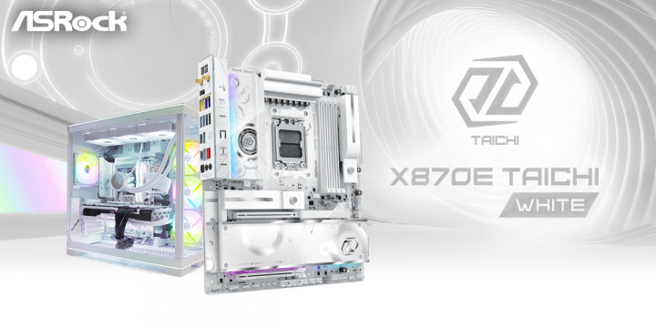 ASRock X870E Taichi White, Motherboard Putih Futuristik Kelas Flagship