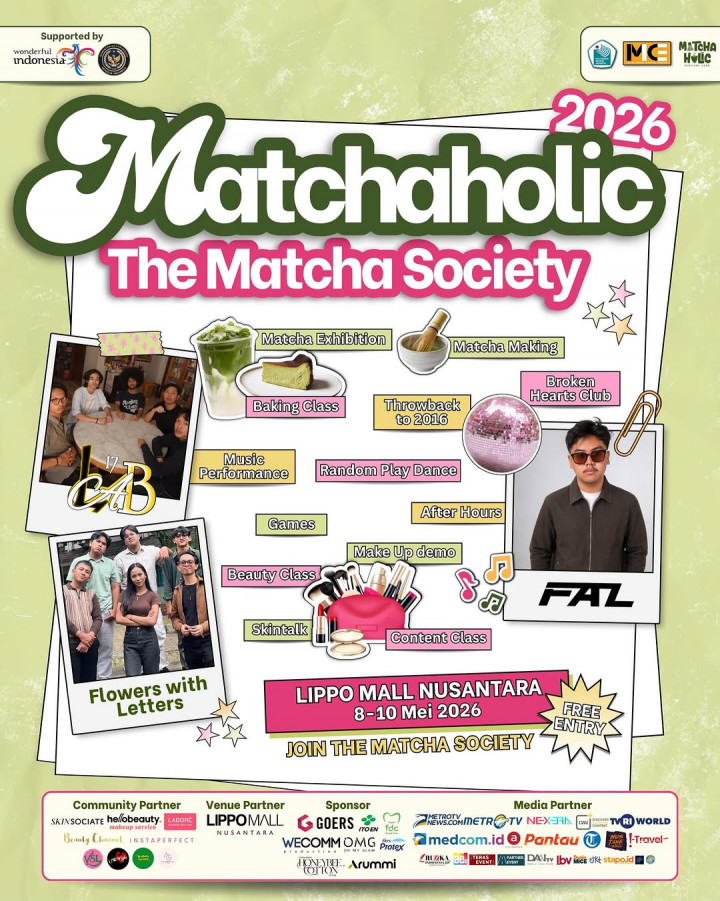 Matchaholic Festival 2026 Hadir di Jakarta, Pencinta Matcha Merapat!
