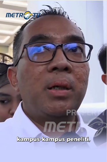 Menteri Pendidikan Tinggi, Sains, dan Teknologi (Mendiktisaintek) Brian Yuliarto. DOK IG @metrotv