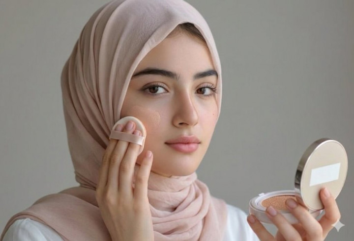 Wudu Lancar, Glowing Jalan Terus! 4 Cushion yang Gak Bakal Luntur Walau Kena Air