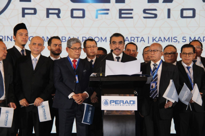 Peradi Profesional Jadwalkan Agenda Pelantikan Pengurus