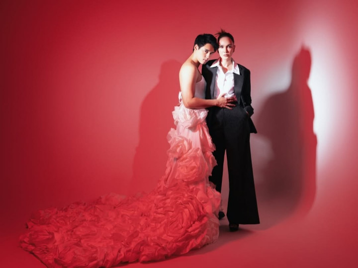 Rayakan Anniversary Pertama, Luna Maya dan Maxime Bouttier Tukeran Baju