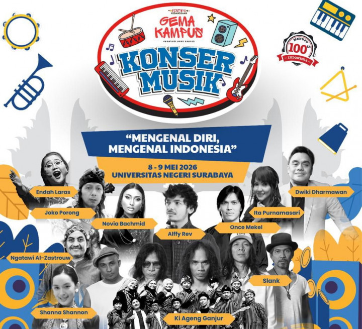 Once Mekel Ajak Slank Blusukan ke Kampus, Berbagi inspirasi ke Anak Muda
