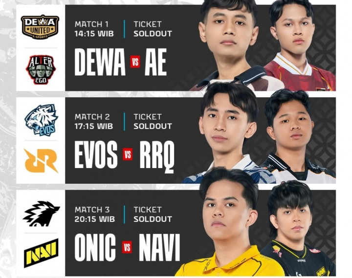 Jadwal MPL ID S17 Hari Ini: EVOS vs RRQ Hoshi Kembali Bertemu di Derbi Klasik