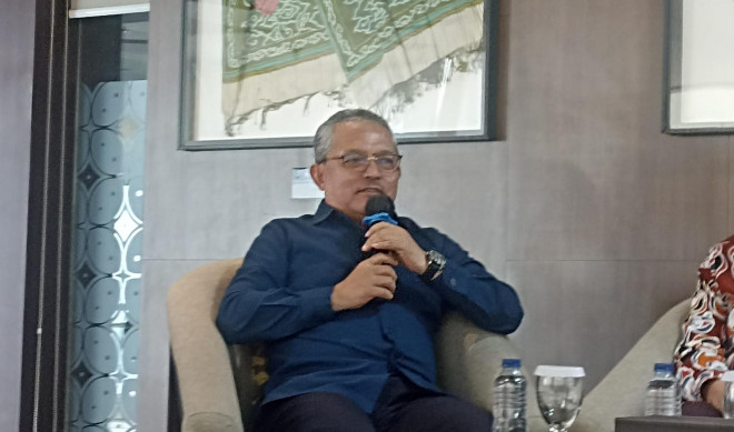 Kepala Perpusnas E Aminudin Aziz. Foto: Ilham Pratama/Medcom.id