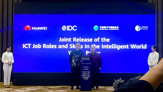 Peluncuran ICT Talent White Paper dan AI Smart Classroom Huawei (dok. Medcom/Fany Wirda Putri)