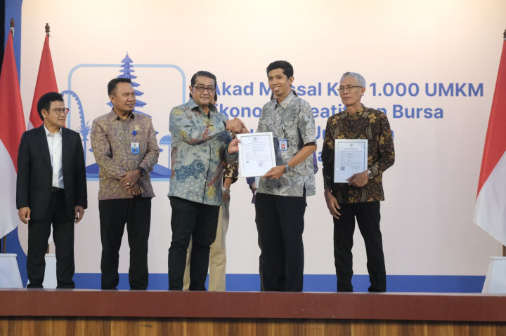 Salurkan KUR 1.000 UMKM Ekraf, Pemerintah Optimalisasi HKI Jadi Agunan