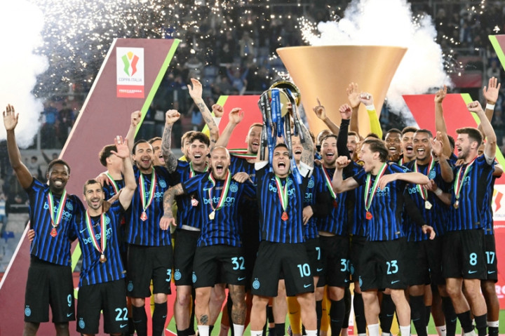 Hasil Final Coppa Italia: Menang atas Lazio, Inter Milan Juara