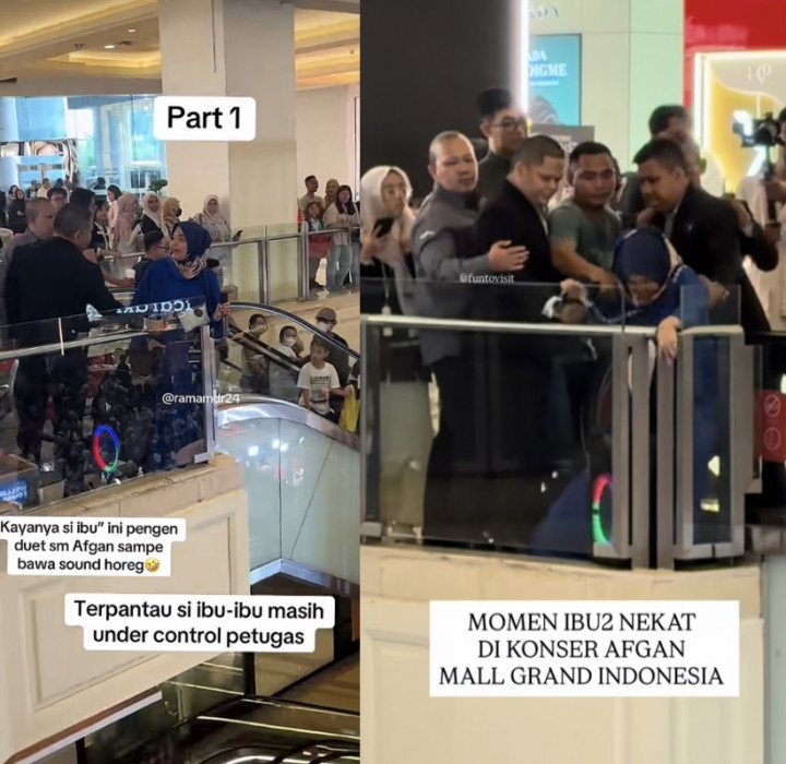 Geger! Aksi Berbahaya Emak-Emak di Konser Afgan, Bawa Speaker Sendiri sampai Mau Lompat