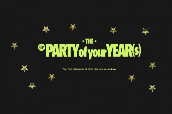Spotify Meluncurkan Party of the Year(s), Versi Spotify Wrapped untuk Seluruh Riwayat Musik Pengguna