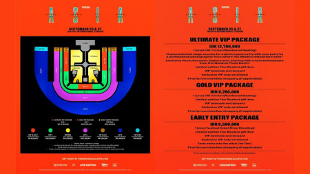 Siap-siap War! Ini Daftar Harga Tiket dan Jadwal Ticketing Konser The Weeknd di JIS 2026