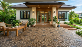 5 Keramik Teras Rumah yang Aman saat Musim Hujan
