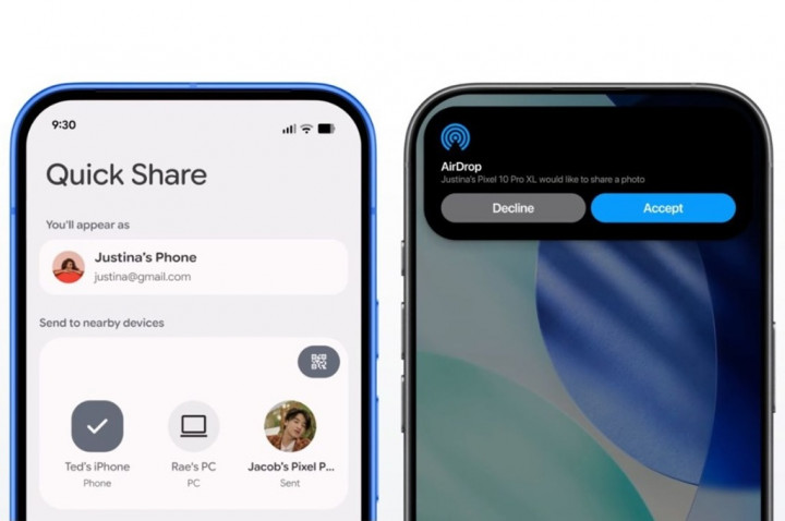 Google Perluas AirDrop di Android, Lebih Banyak HP Dapat Quick Share Baru