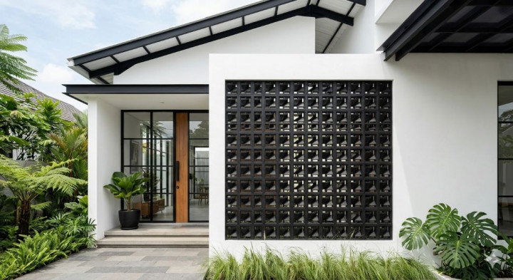Bikin Rumah Lebih Adem, Ini 5 Inspirasi Kombinasi Warna Cat dan Roster yang Tepat