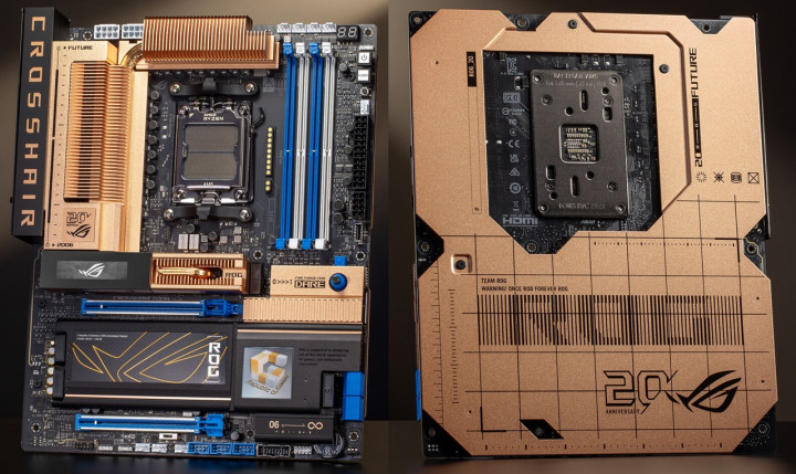 Ada Motherboard ROG Crosshair Gaya Retro Spesial Edisi 20 Tahun