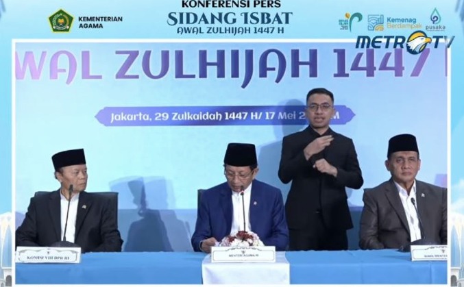 Pemerintah Tetapkan Iduladha 1447 H Jatuh pada 27 Mei 2026