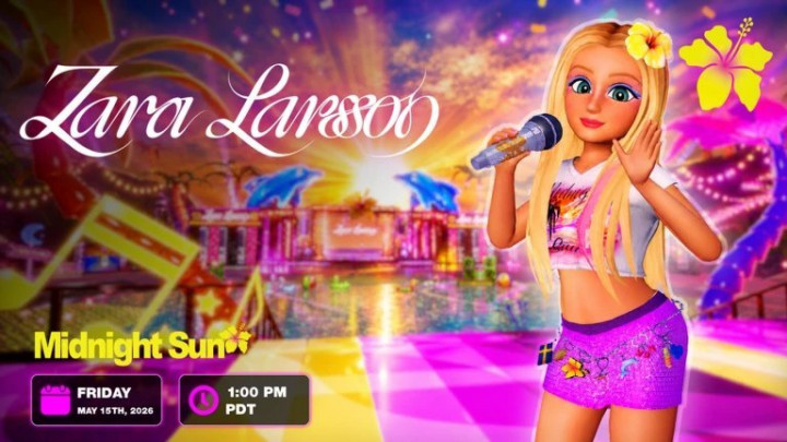 Zara Larsson Gelar Konser Virtual di Roblox, Rilis Game Interaktif dan Item Eksklusif