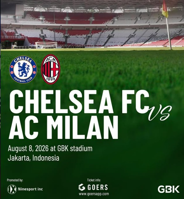 Siap-siap War! Tiket Flash Sale Chelsea vs AC Milan Dijual Hari Ini, Mulai Pukul 10.00 WIB